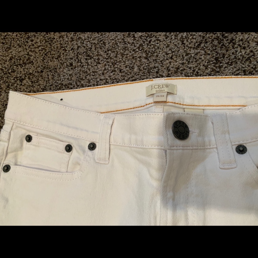 J.Crew White Skinny Jeans